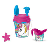 Mondo Deluxe Bucket Set Unicorn 17cm 28534 - Colorland Toys